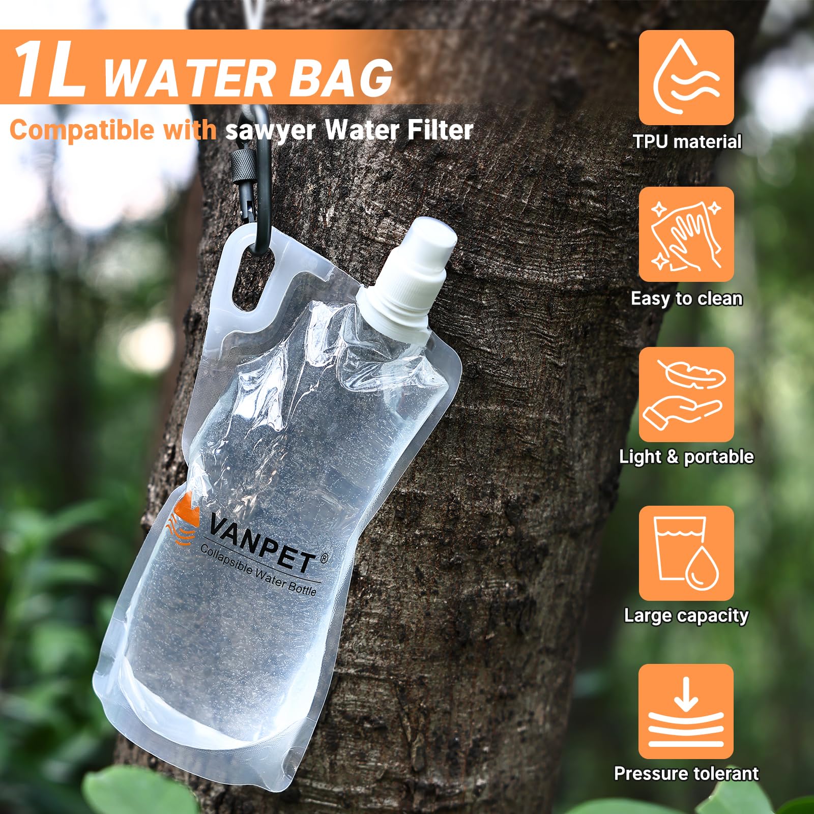 Collapsible Water Bottles In Water Bottles - View #3