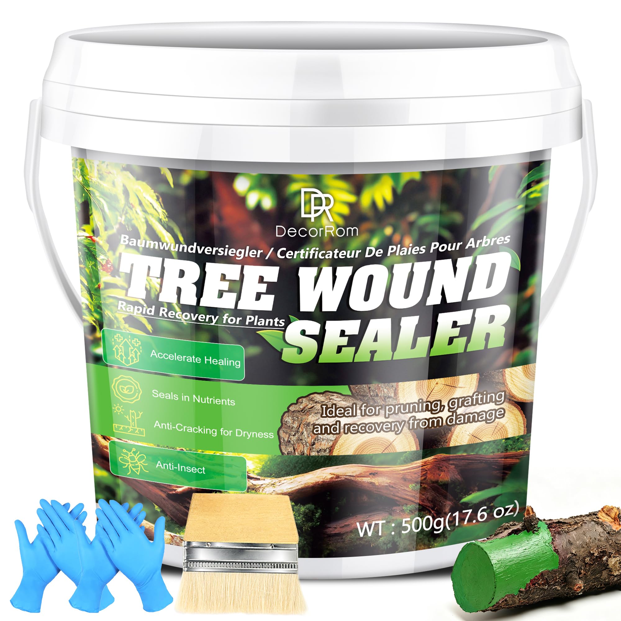 Tree Wound Sealer – 500g Pruning Sealer for Trees, Dressing Healing Paste
