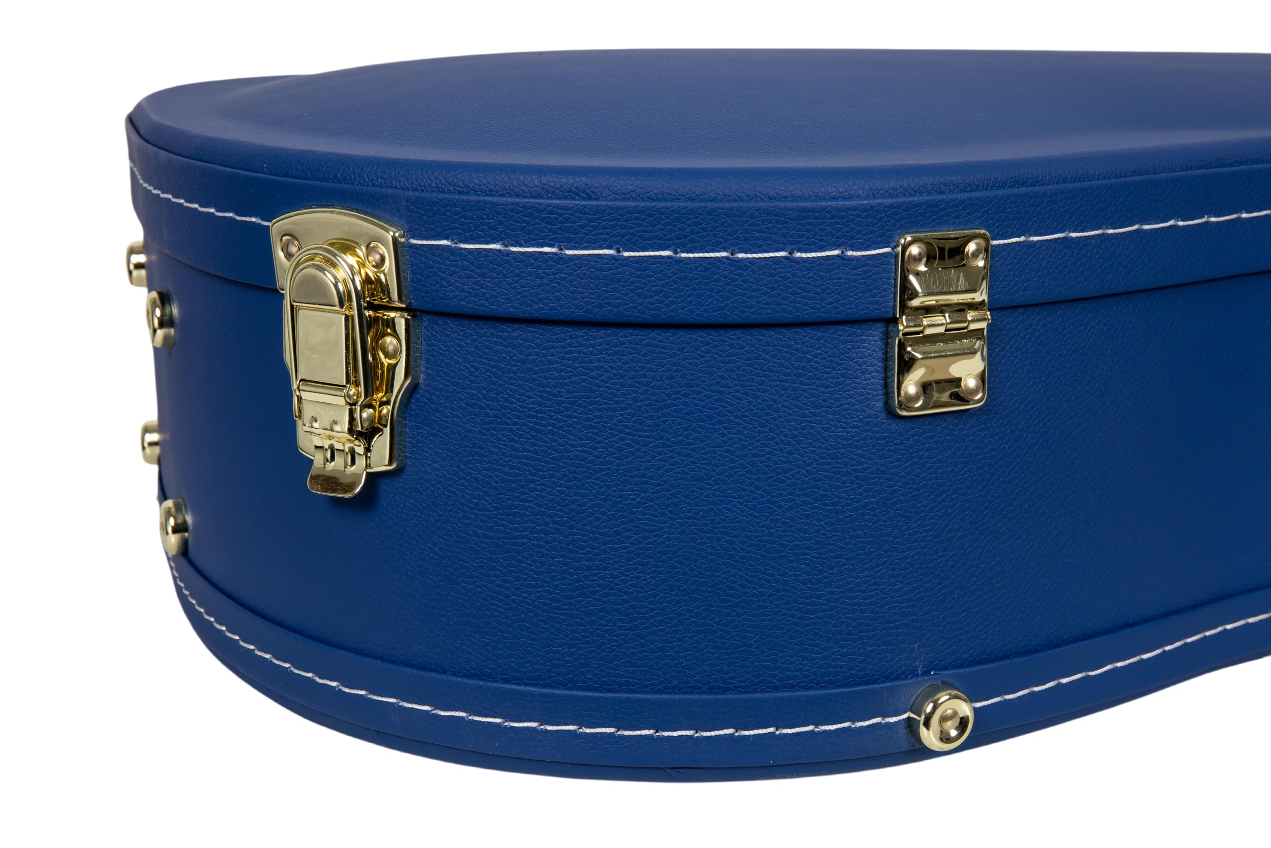 Crossrock Designer Series CRW520SGVB Mallette en Bois pour Guitare électrique Gibson SG avec verrou de sécurité, Pieds en métal, Espace de Rangement Bleu Vif, Bleu Vif, SG, SG