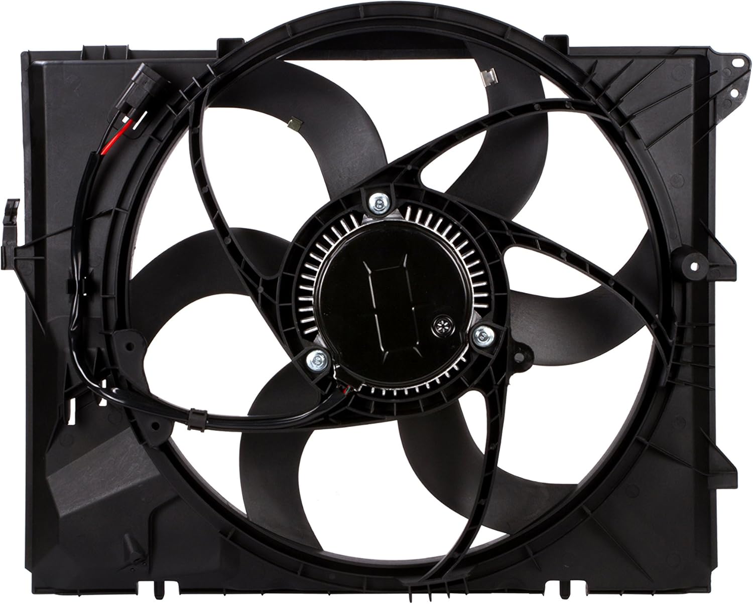 BOXI 400W Engine Cooling Fan Assembly with Auto Transmission for BMW E90 128i 325i 325xi 328i 328i xDrive 328xi 330i 330xi Z4 17427523259 17117590699