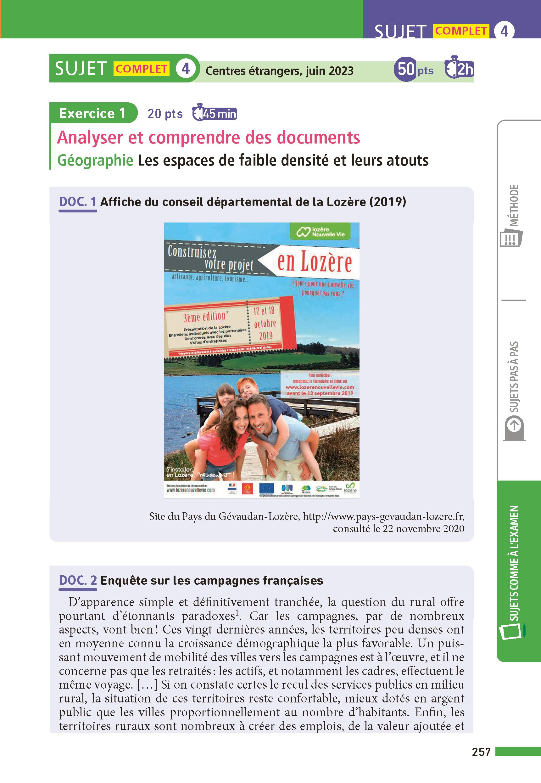 Annales ABC du Brevet 2026 - Histoire-Géographie-EMC 3e - Sujets et corrigés + fiches de révisions: Avec les sujets du Brevet 2025