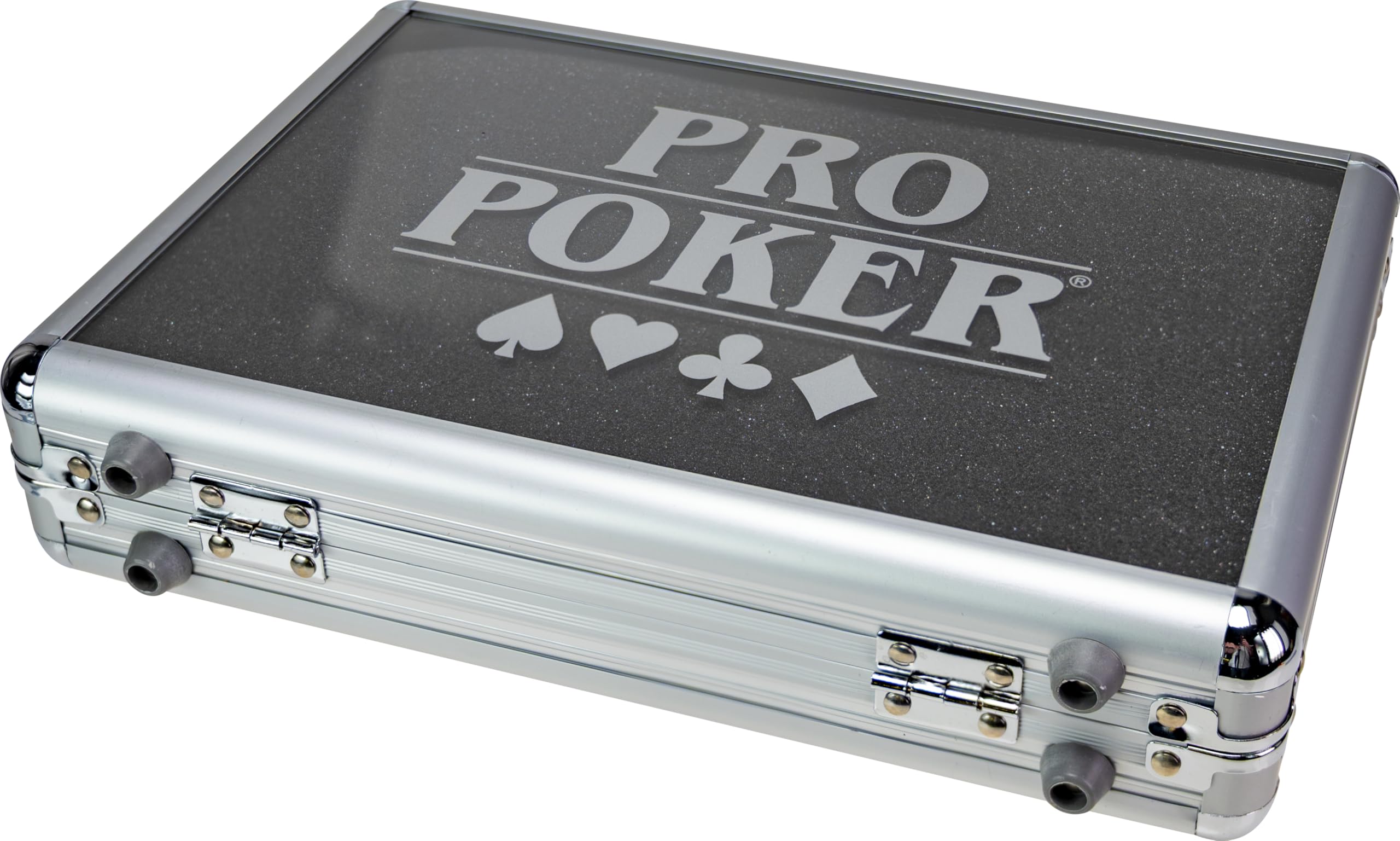 Tactic - 03090 - Poker - Propoker : Mallette Métal 200 Jetons, Noir