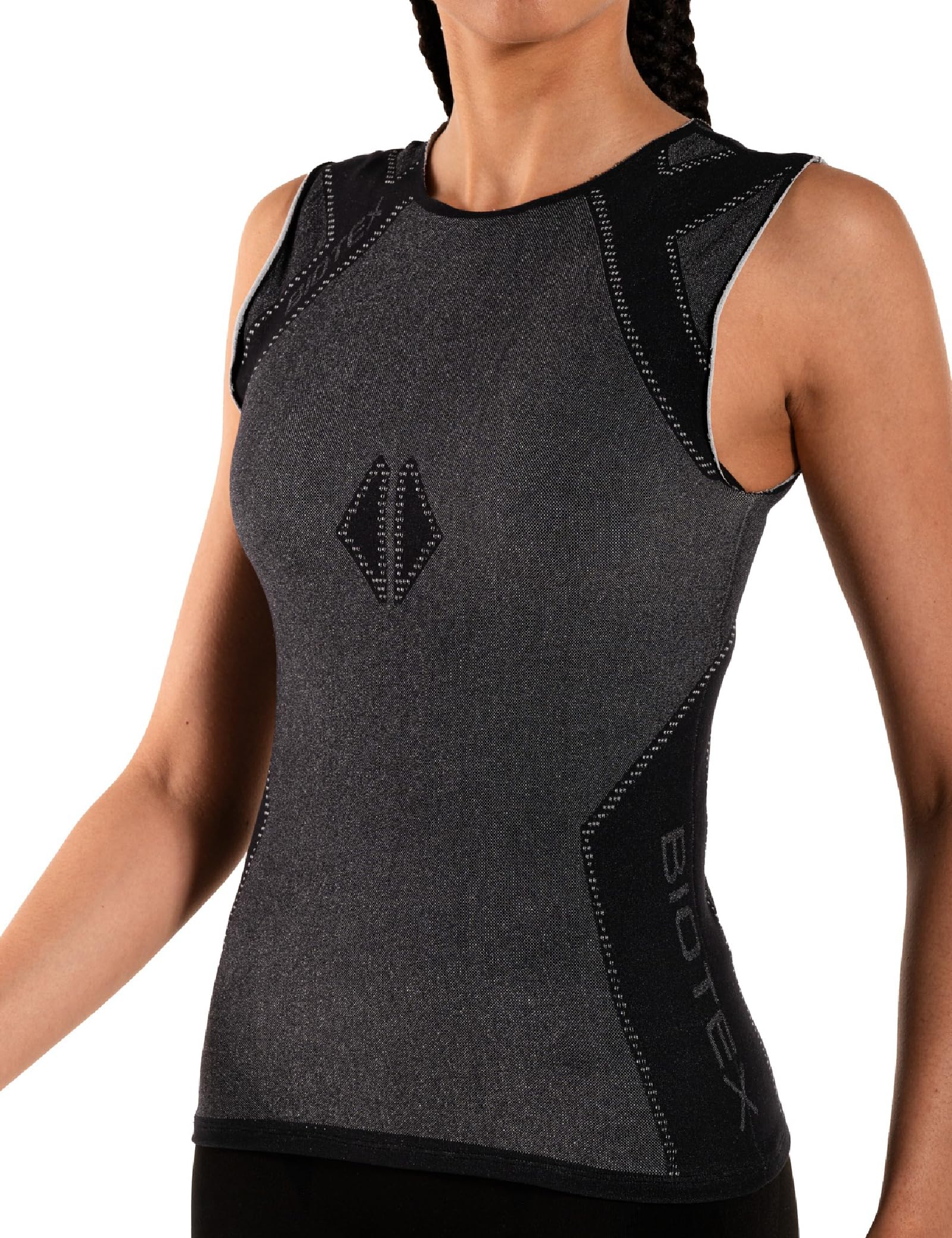 BIOTEX Canotta Reverse Unisex, Ideale per Ciclismo, Running e Sport Estremi, Design Senza Cuciture, Traspirante
