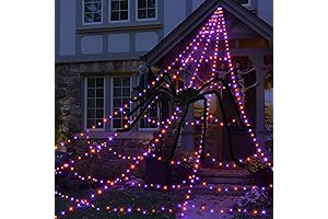 455 LED Spider Web Lights Decoration