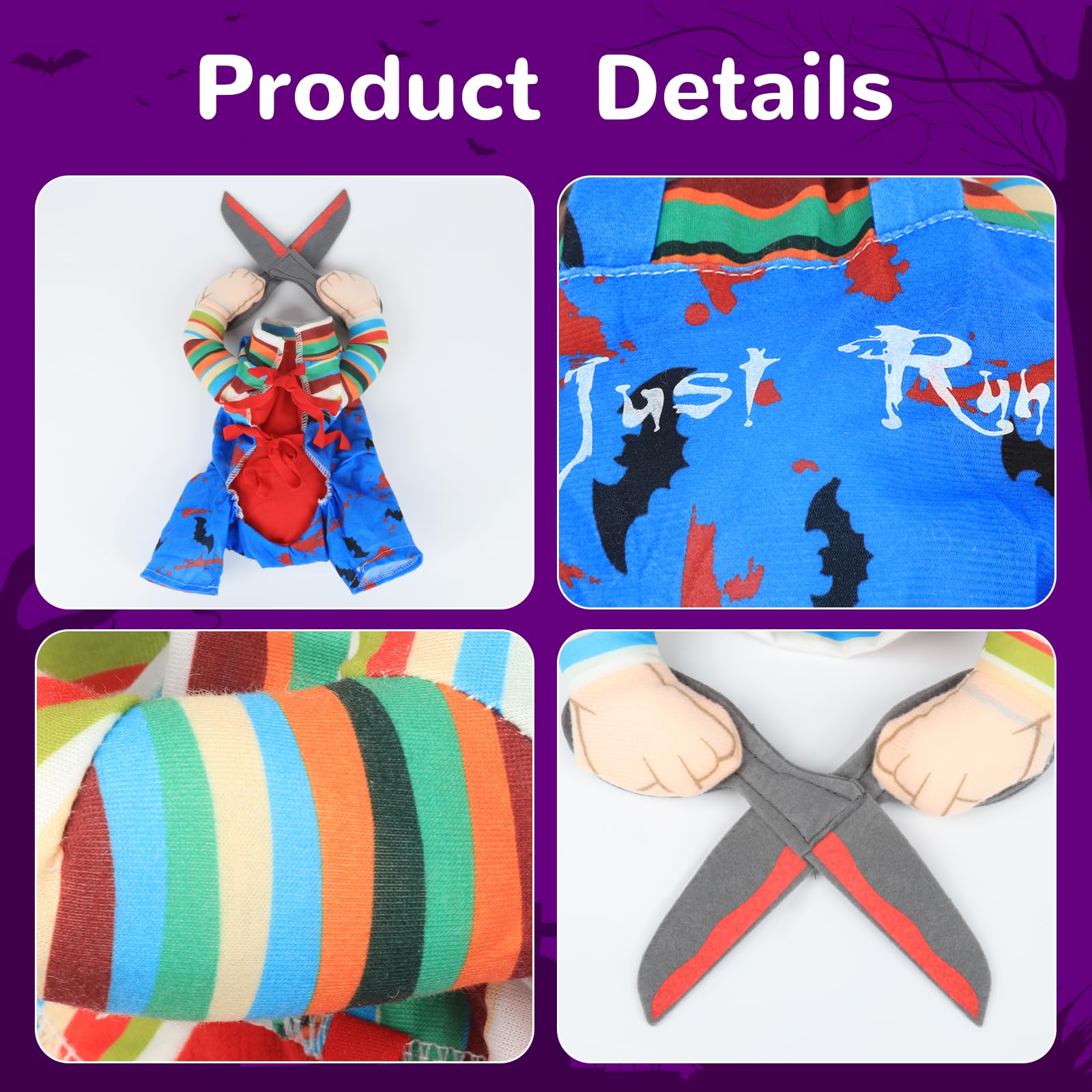 Dog Halloween Costumes, Fancy Pet Dog Clothes - Image 4