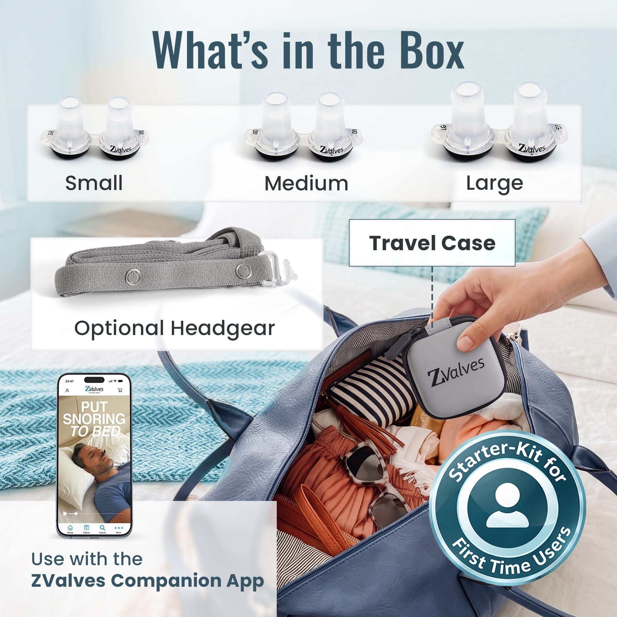 Anti Snoring Device |ZValves|First Snoring Solution to Treat Both Nasal & Throat Snoring|Best Snore Stopper Nasal Dilators with Patented Micro-Valves for Quiet Sleep|Lasts up to 150 Nights|Made in USA — Amazon image 7