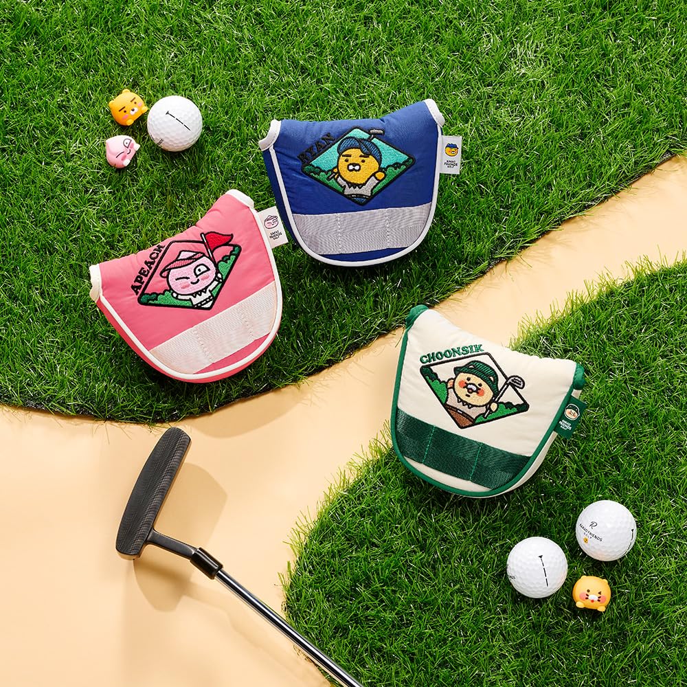 【未使用】 KAKAO FRIENDS GOLF HUG APEACH アピーチ Amazon.co.jp: KAKAO FRIENDS ゴルフゴーグリーン マレットパター