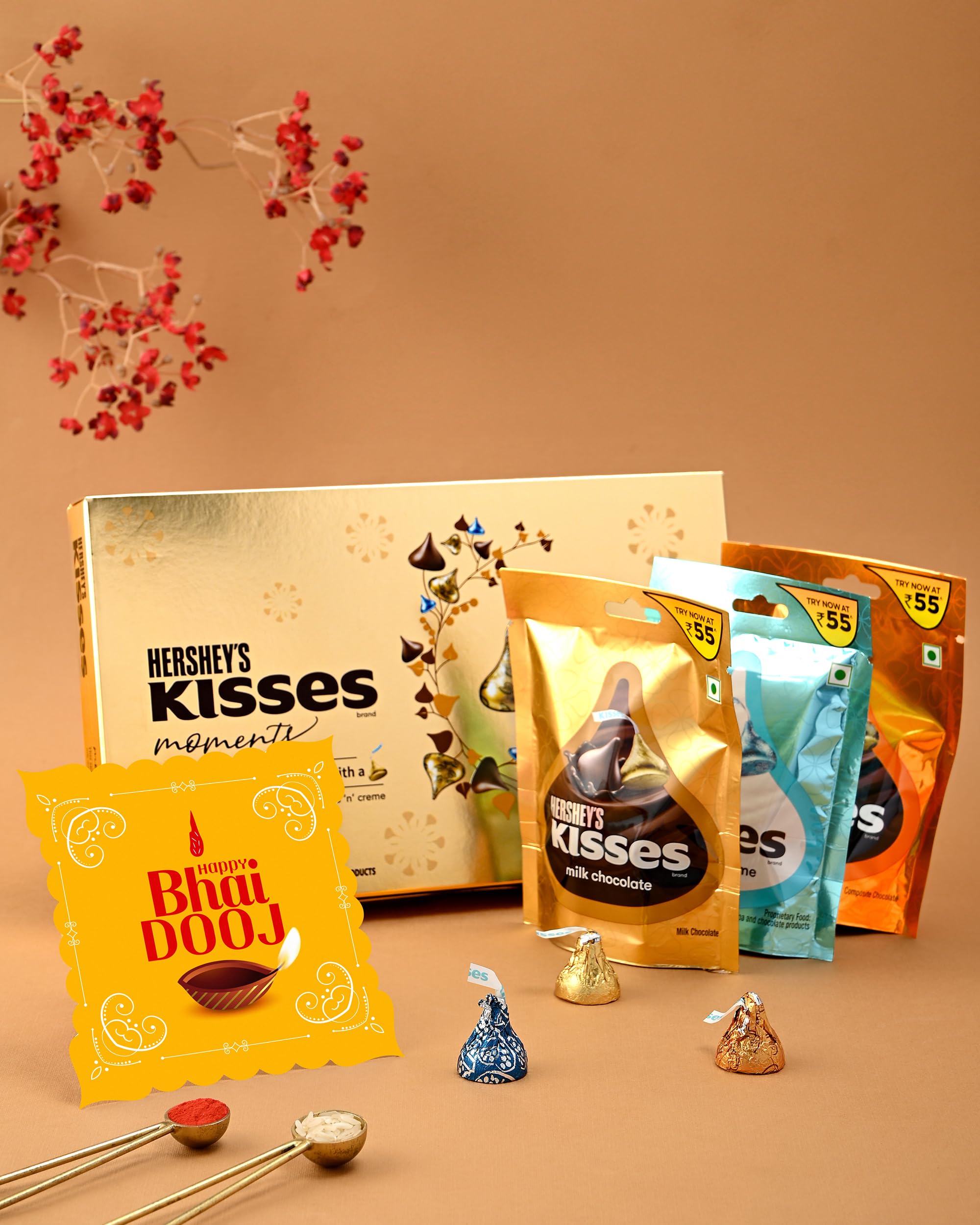 Hyperfoods® Bhai Dooj Gift For Brother Bhai Dooj Gift Set For Brother Gift For Bhai Dooj Chocolates Gift Pack Chocolate Kisses Chocolates (B0D9QDP8PS) Amazon Price History, Amazon Price Tracker
