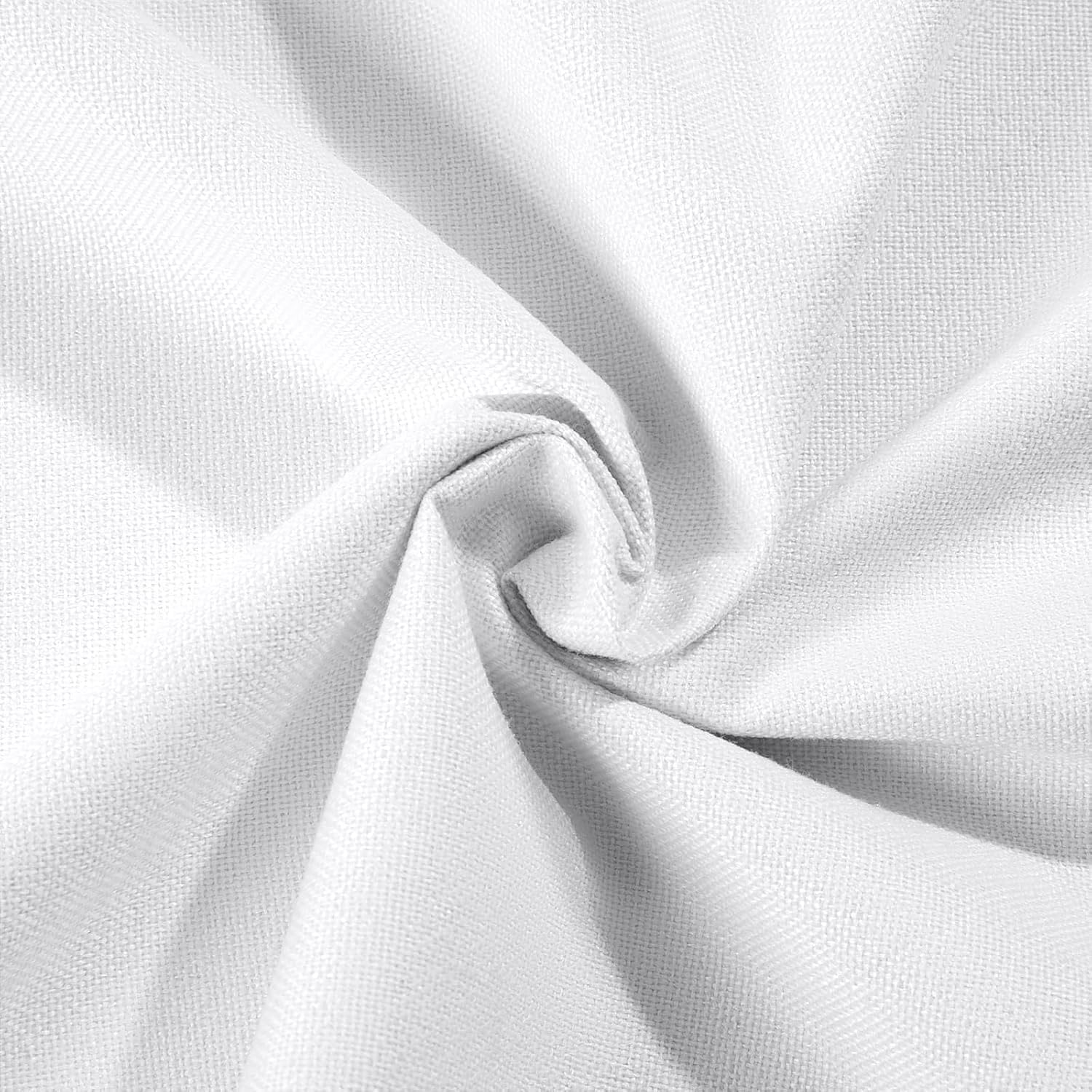 100% Blackout Curtains Pinch Pleated Curtains with White Silicone Coating for Bedroom, Living Room, 120 Width 106 Inch Long 1 Panel, White