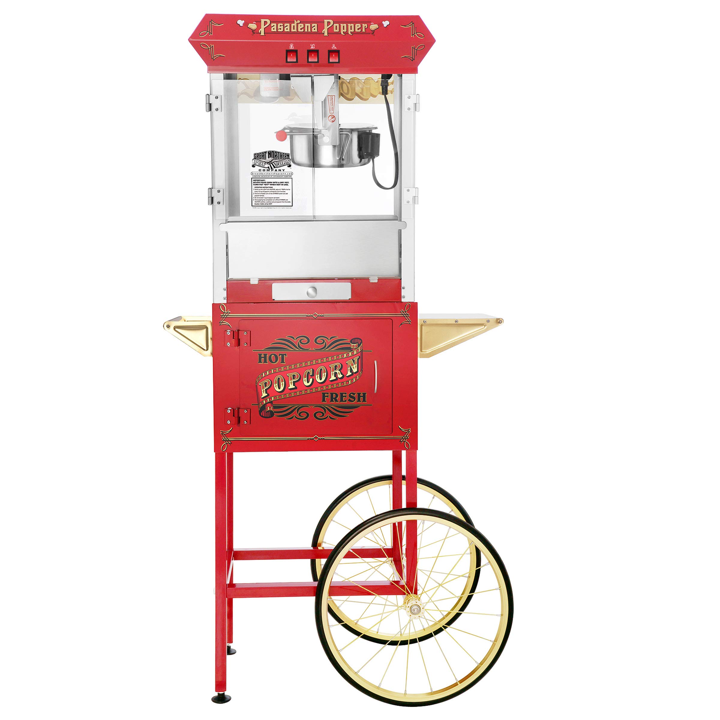 Amazon.co.jp: Great Northern Popcorn Pasadena ポップコーンマシン