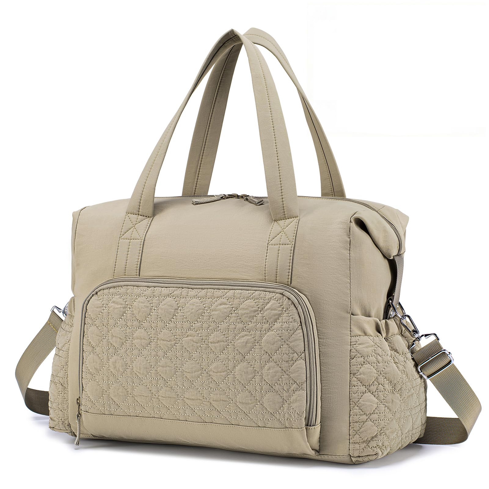 SPAHER 30L Borsone Pannolini Nascita Borsa Neonato Maternità Mamma con Tasca Umida Mommy Baby Bag