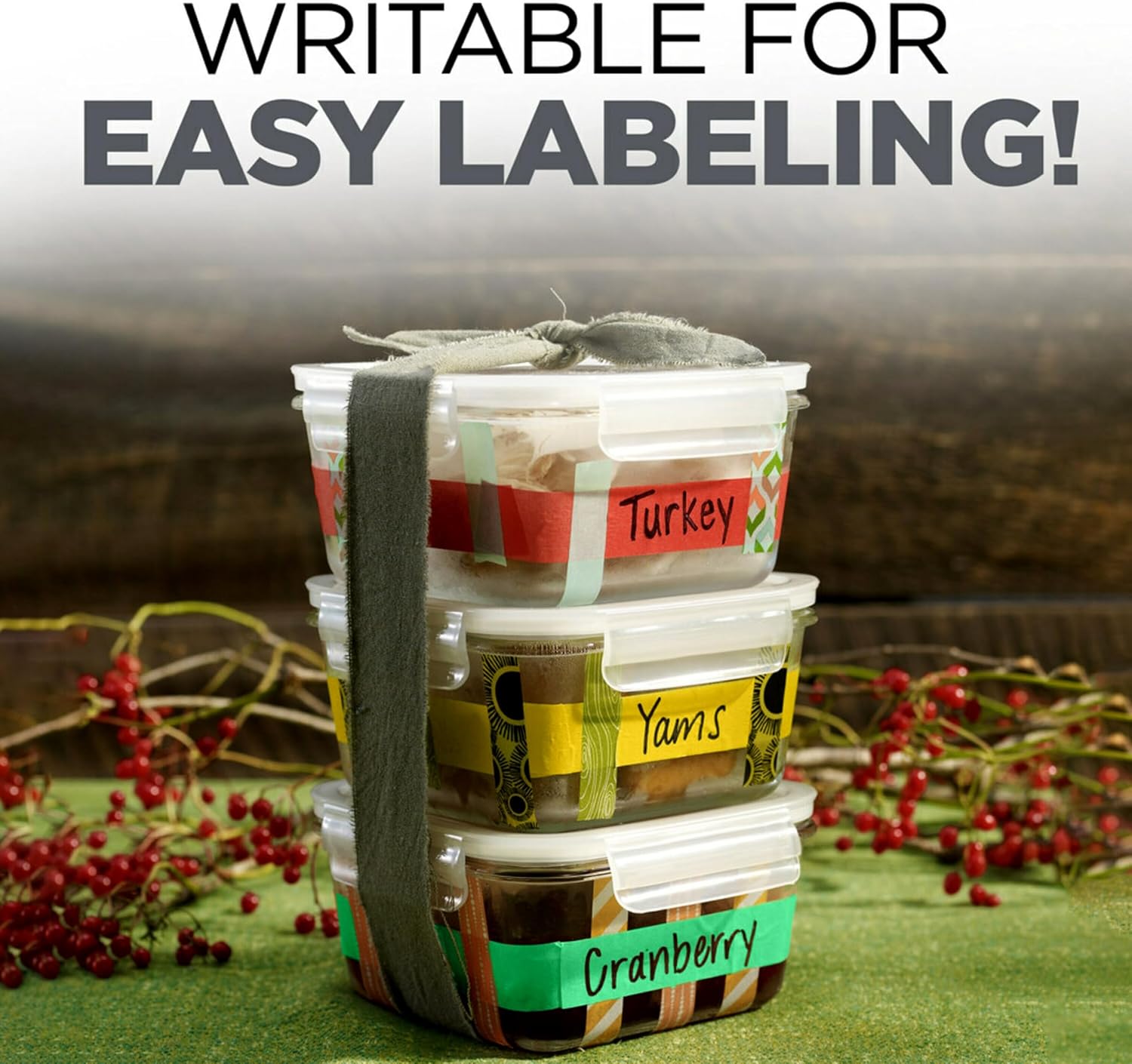 DIY Calendar Kit, Post-it and Scotch Assortment, Includes Super-Sticky Post-it Notes and Expressions