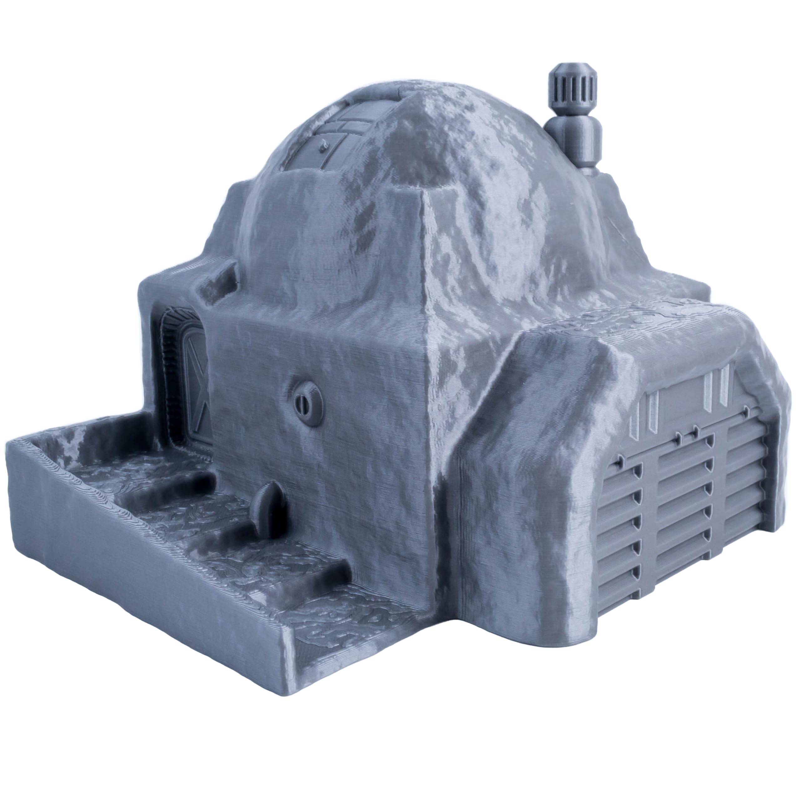 3D VikingsDesert Sci-Fi Habitat - Galactic-Inspired Building for Futuristic Gaming, 28/32mm Scale, Tabletop RPGs and Wargames, Gray, Unpainted