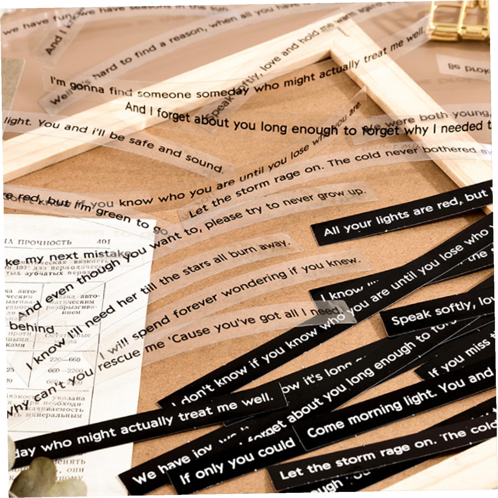 15confezioni Pacchetti Di Stickers Aesthetic Per Scrapbook Adesivi Striscia Per Decorazione Di Diario e Progetti Creativi Per Confezione