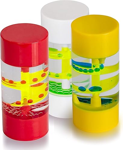 Miniatura 6 de Big Mo's Toys Juguete de temporizador en espiral de movimiento líquido para juegos sensoriales, juguete relajante de burbujas para autismo, TDAH,