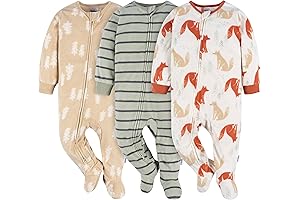 Baby Boys' Flame-Resistant Fleece Footed Pajamas: Snuggly Warmth and Safety for Your Little One