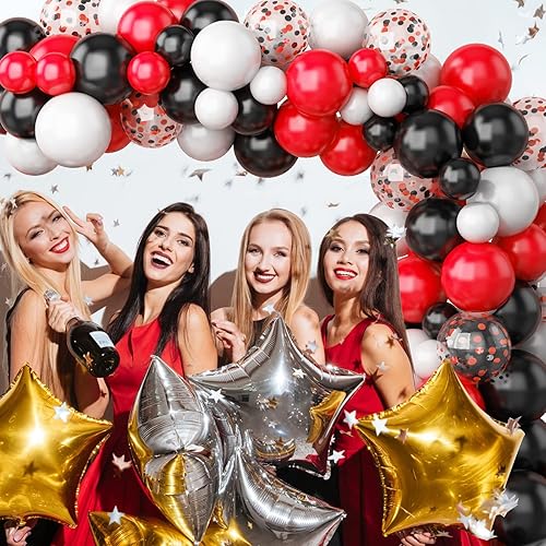 Miniatura 22 de Kit de arco de guirnalda de globos de Halloween, globos rosa macarrón morado con esqueleto de guardia de calabaza, globo de papel de aluminio, globo