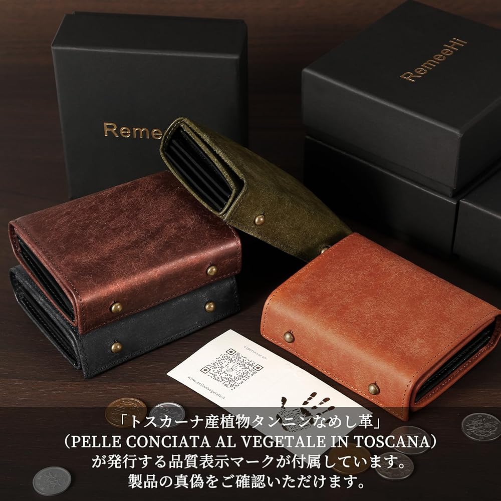 HIGHACTORY 二つ折り財布 ペトローリオ　プエブロ　革 HIGHACTORY 二つ折り財布 ペトローリオ プエブロ 革 HIGHACTORY 二