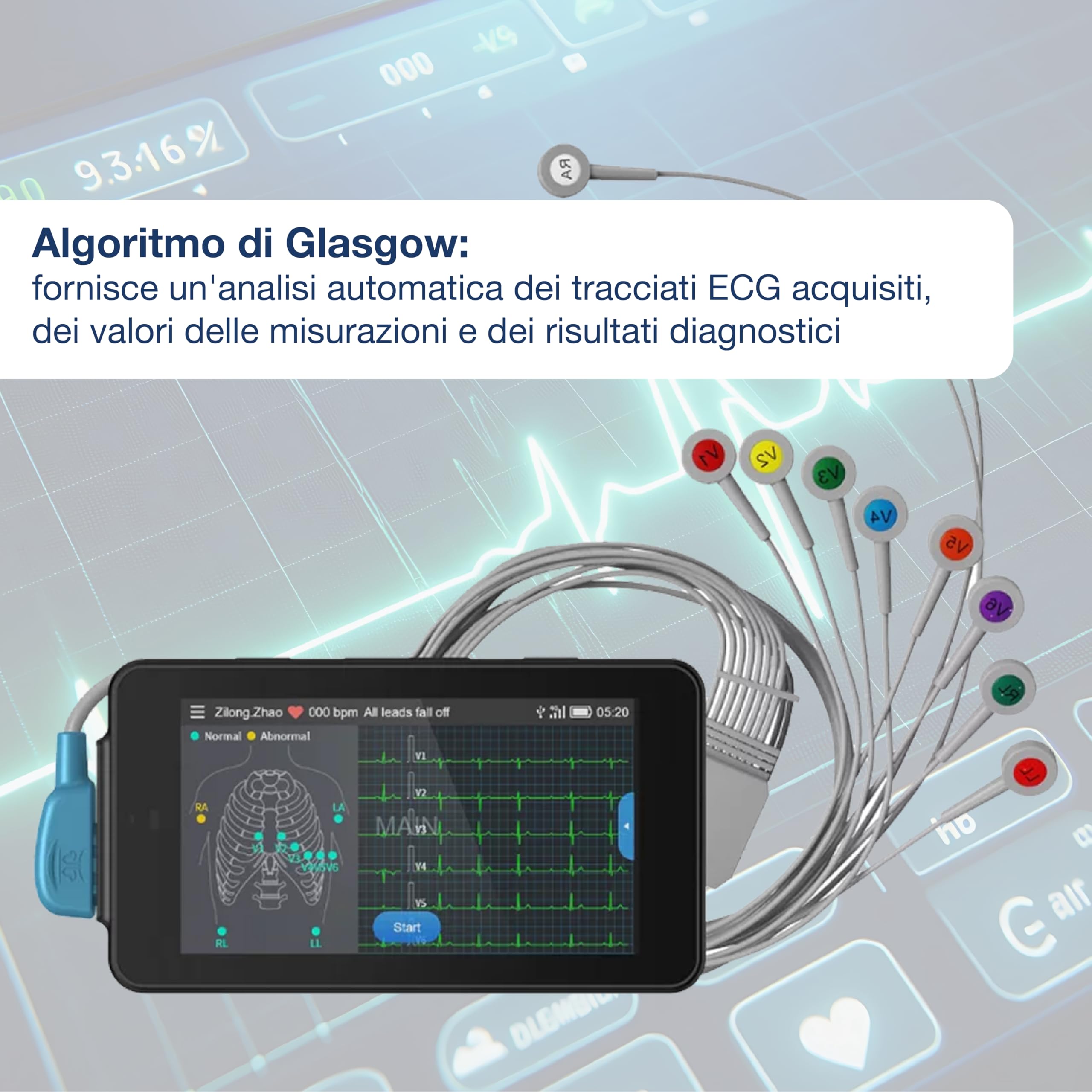 "PX31" MONITOR ECG TASCABILE PCECG-500
