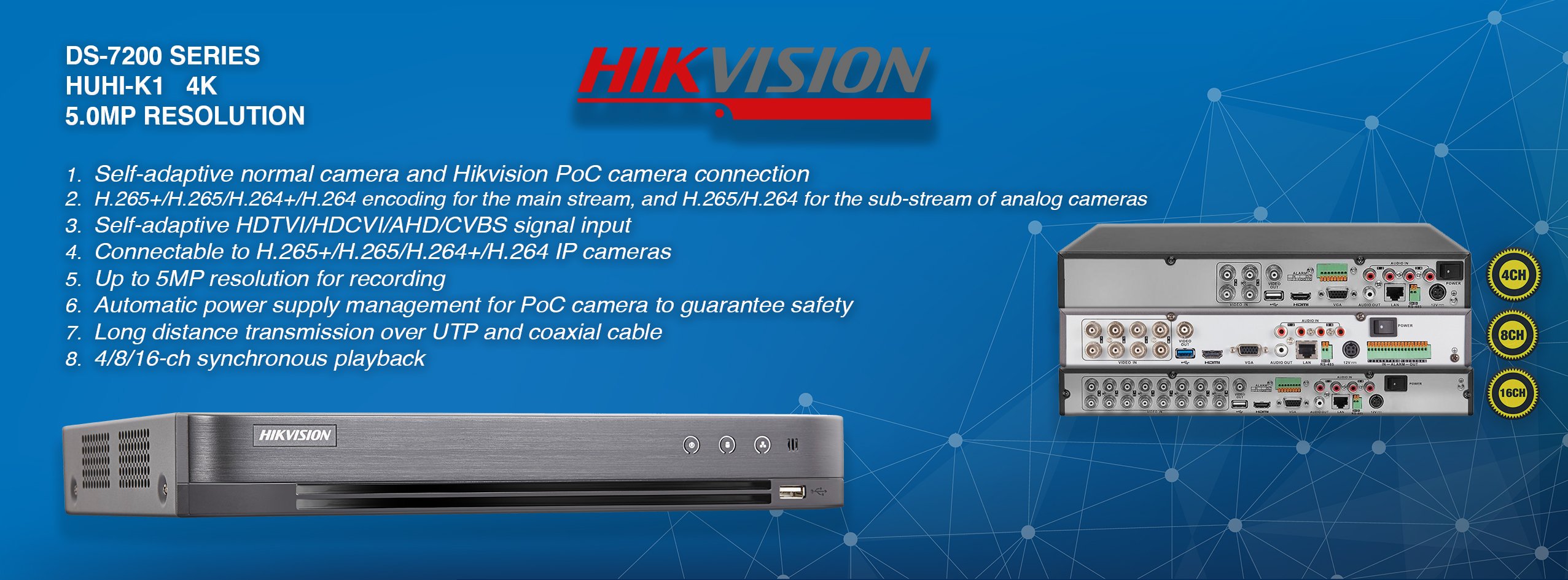 16 CH Hikvision 5 MP CCTV Sistema de Seguridad 12 x LTS Cámaras CMHT1352N 4K Resolución DS-7216HUHI/K2 DVR + 2 TB HDD (Full Kit + 12 cámaras + 2 TB)