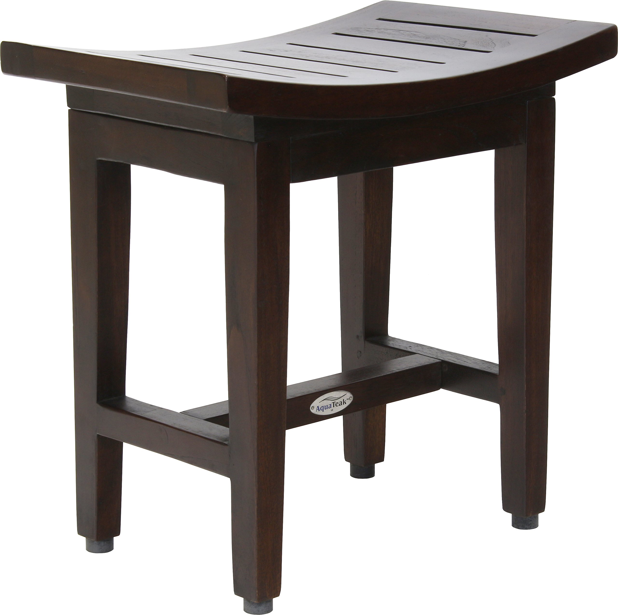 AquaTeakPatented 18" Maluku Lotus Mocha Teak Shower Bench
