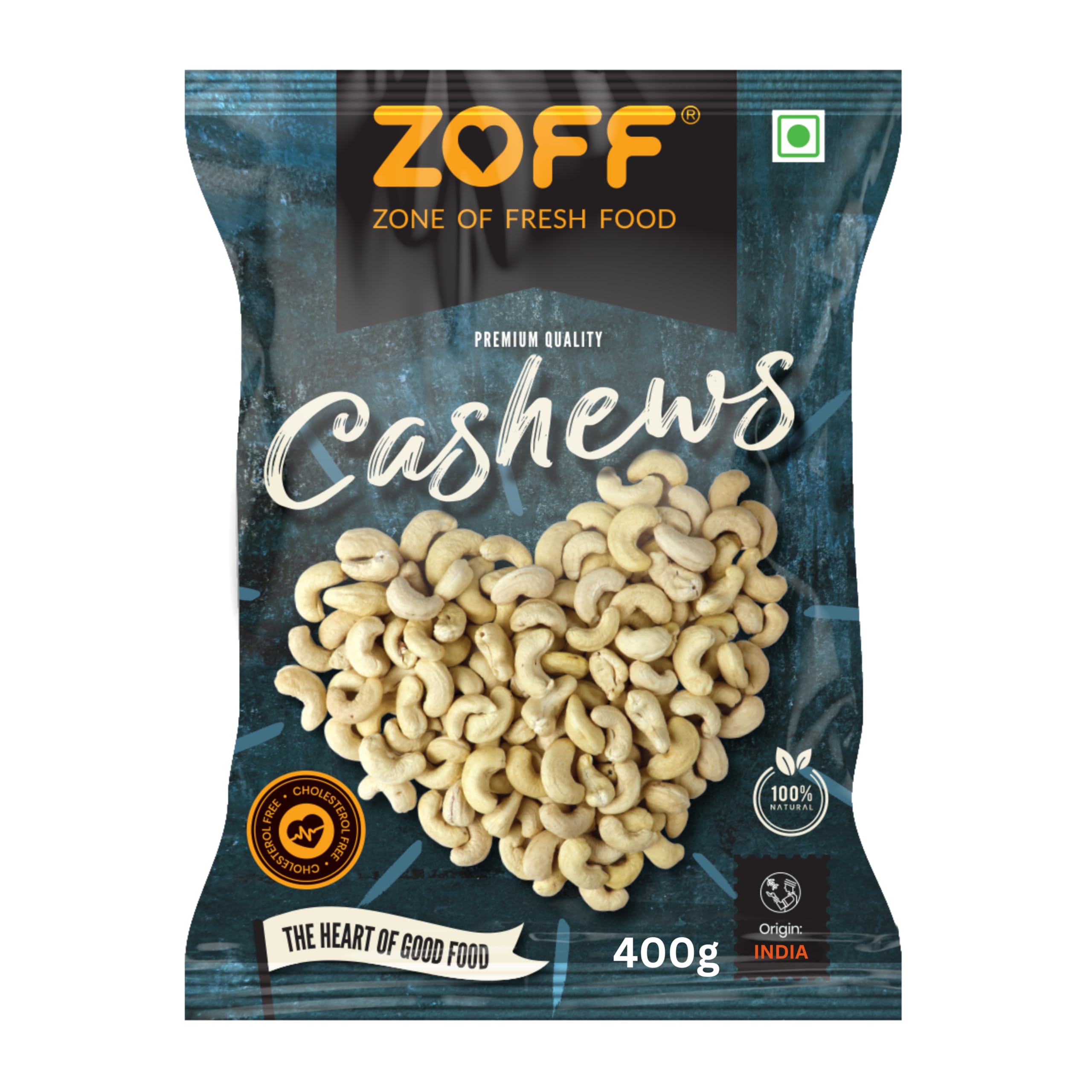 Zoff Cashew | Kaaju | Premium Zip Lock Pouch | Net Weight 400g (B0D62RBGMK) Amazon Price History, Amazon Price Tracker