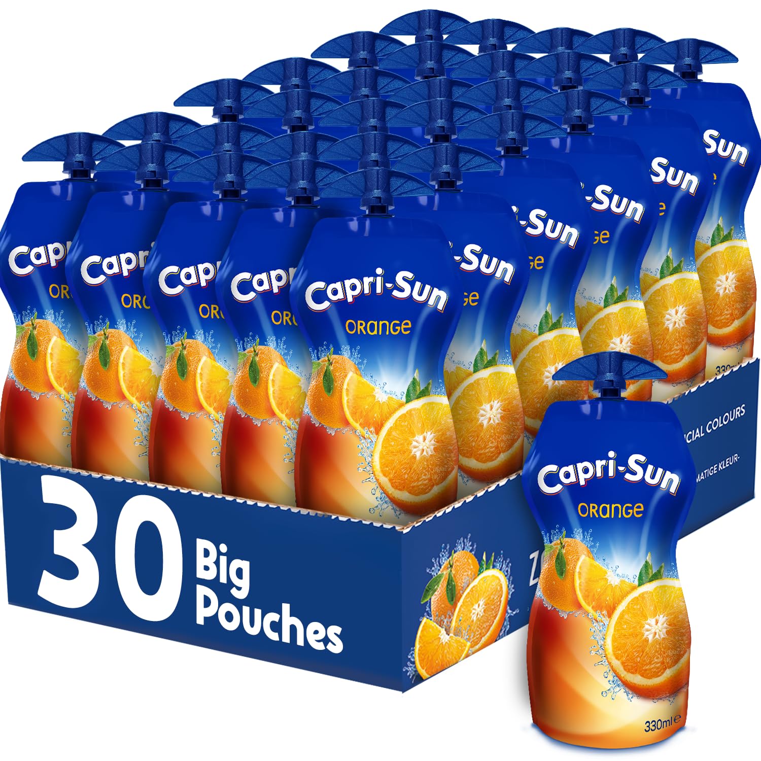 Orange (30 x 330ml Bulk Multipack) With Resealable Cap And Nothing Artificial