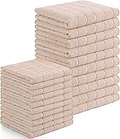 Vista 29 de Homaxy - Juego de paños de cocina y paños de vajilla de microfibra, 12 unidades, toallas de mano suaves y absorbentes a granel, trapos de 28 x 16