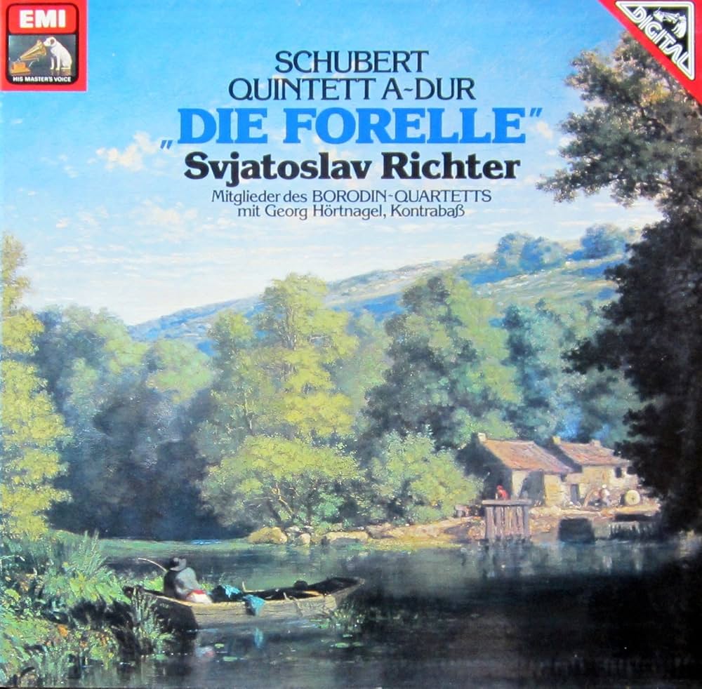 【売約済】リヒテル(p) ボロディンSQ／シューベルト：ピアノ五重奏曲『ます』 Piano Quintet: S.richter(P), Borodin.q, Etc : シューベルト