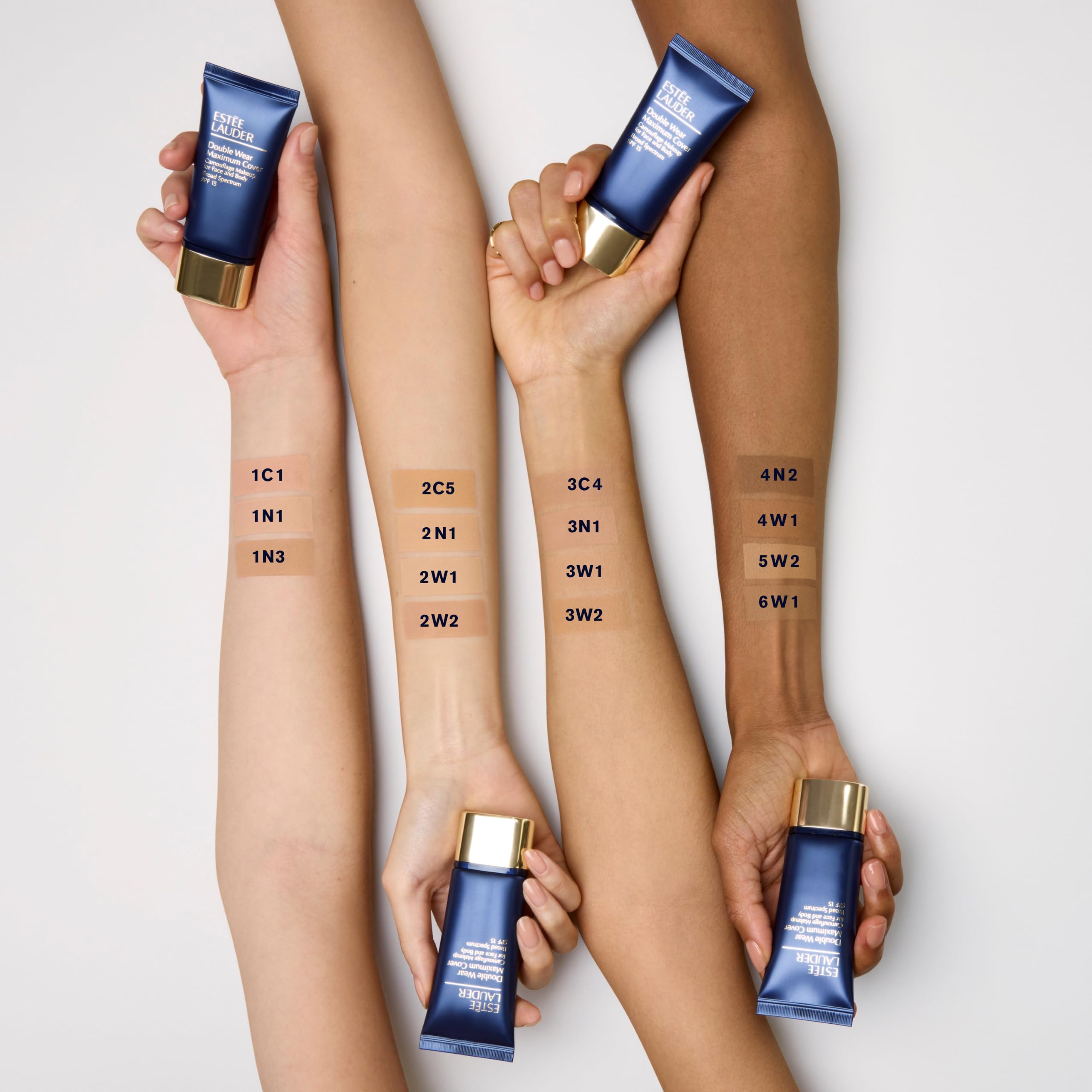 Estée Lauder Double Wear 24-Hour Maximum Cover Camouflage Foundation SPF 15 | Foundation mit hoher Deckkraft | Deckt Unebenheiten & Tattoos ab, wasserfest & matt | Für alle Hauttöne, 30ml