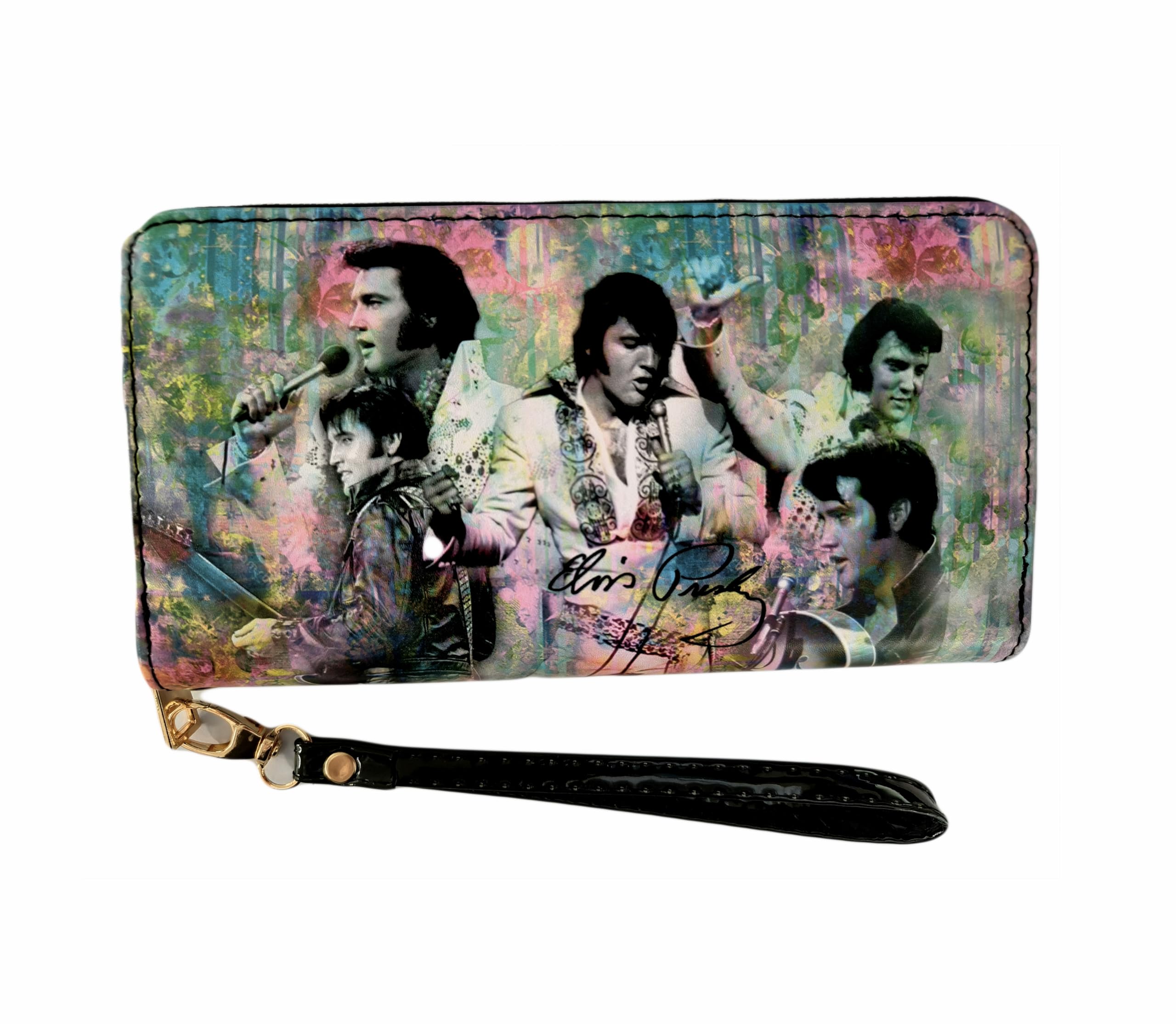 Mid-South Products Elvis Presley Color Collage Wallet