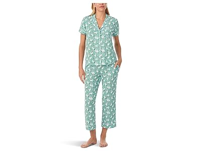 Kate Spade New York Short Sleeve Modal Jersey Cropped Pj Set Women