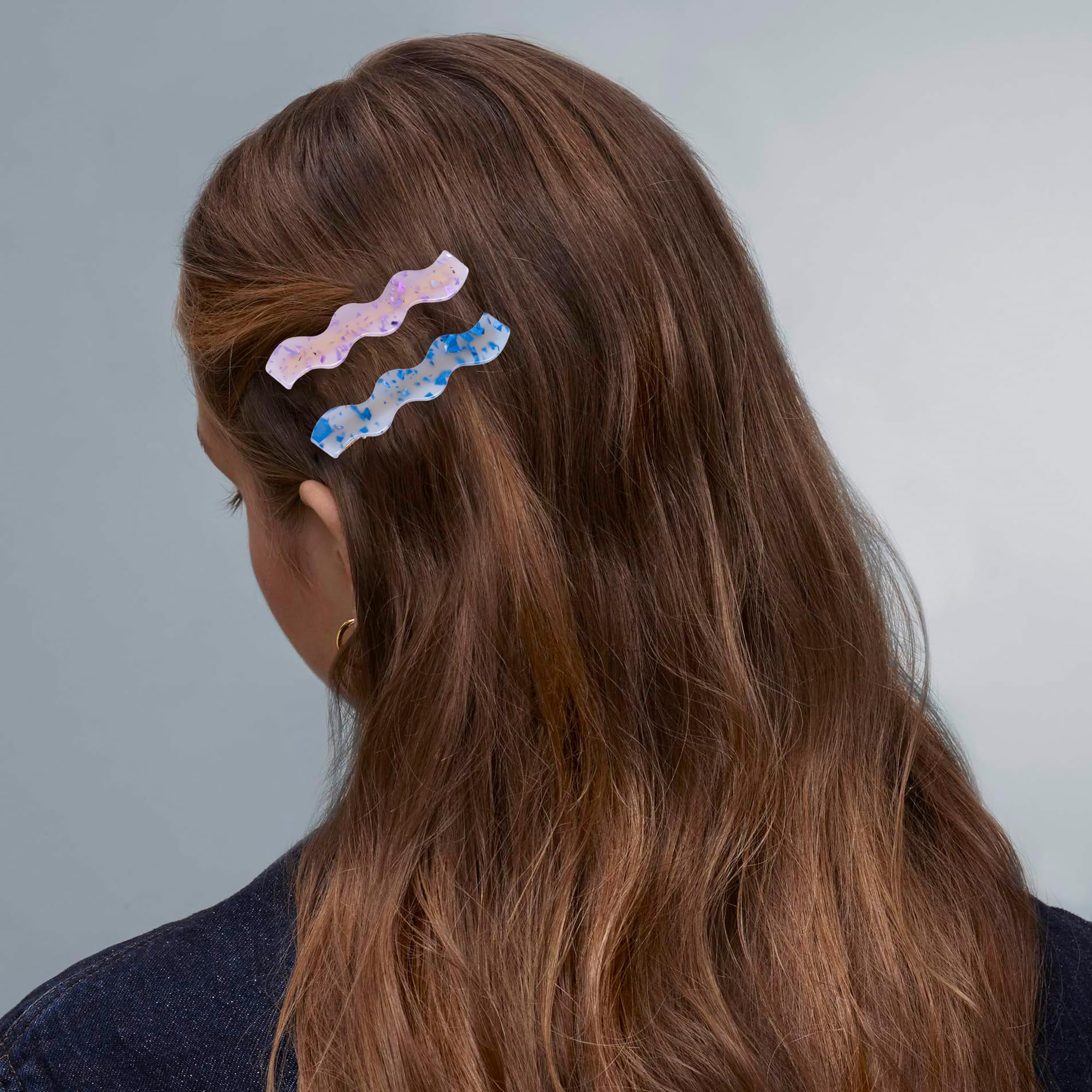 PORTRAY × BIOTOP Clear Barrette Amazon.com : Cptots 12 PCS Acrylic Resin Alligator Barrettes For