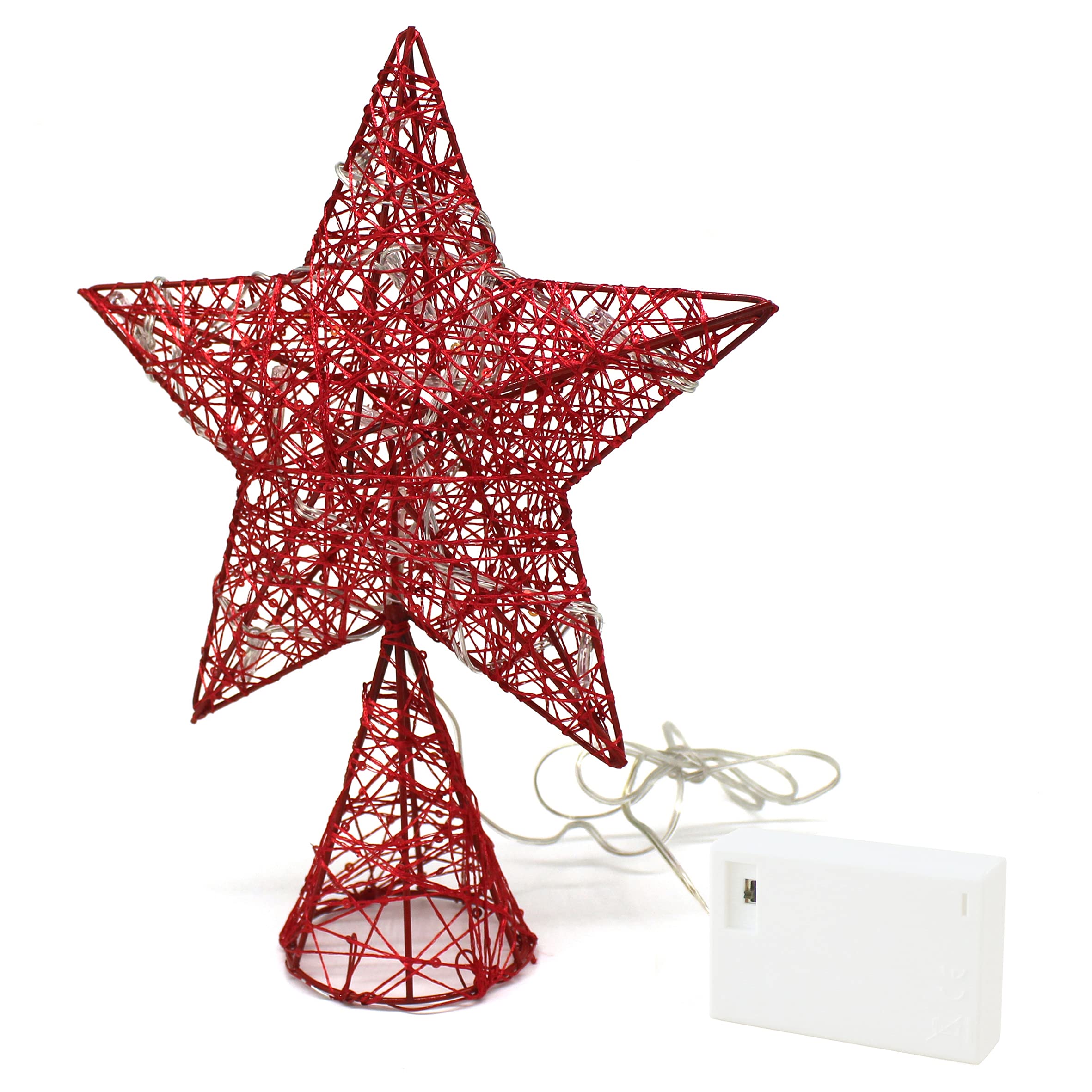 Estrella para árbol de Navidad con temporizador para evitar descuidos en tu decoración festiva