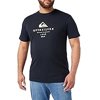 Quiksilver First Fire-Maglietta da Uomo, Navy Blazer