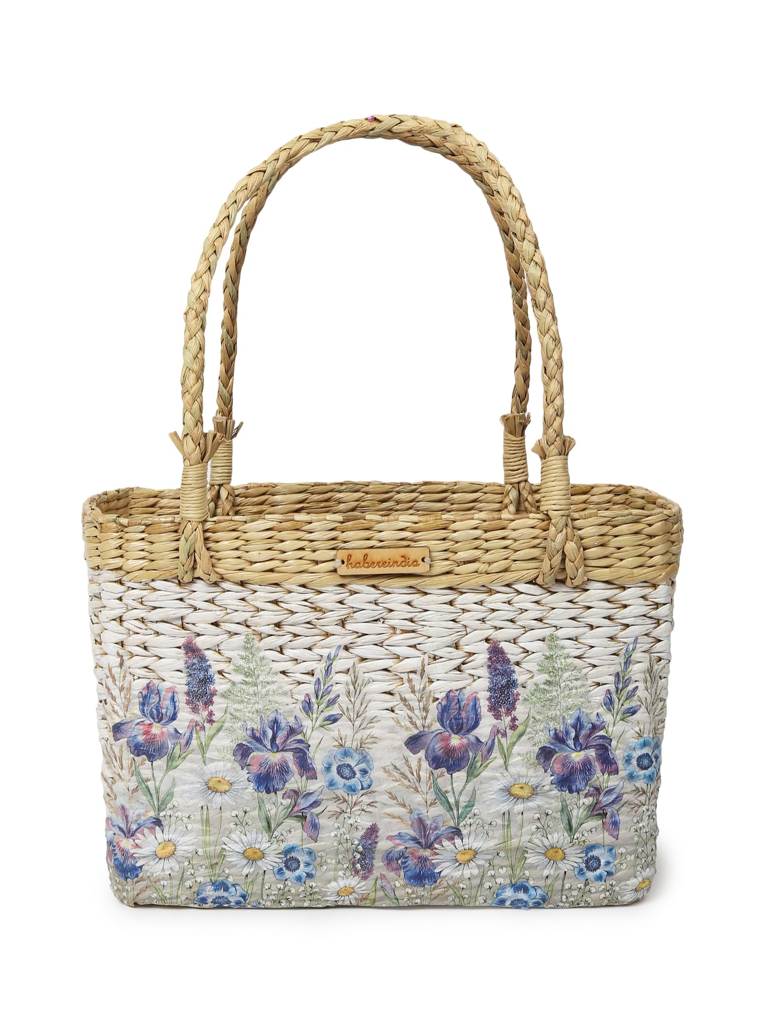 Habere India-All the Cultures Fabricating India Picnic Baskets | Lunch Basket | Jute Basket | Cane Basket for Gifting | Wicker Baskets | Tiffin Basket (Design 01) (B0CP4C6C8V) Amazon Price History, Amazon Price Tracker