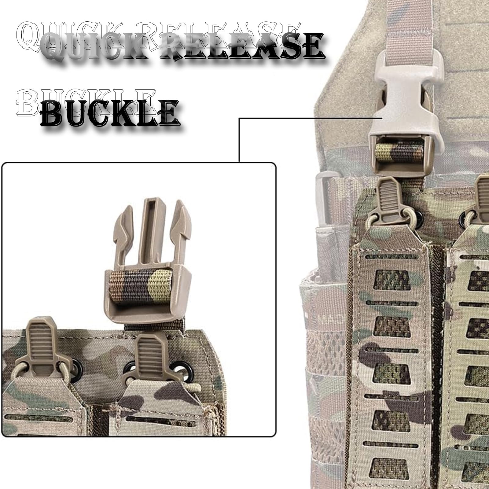 Portacaricatore Tattico da 5 Caricatori per 9 mm, in Nylon, Stile MP5, Accessorio per Gilet Molle per Addestramento all'Aperto