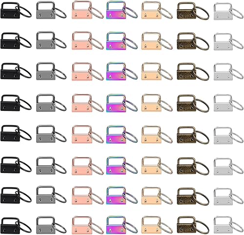 Kit de llavero de 1 pulgada para llavero de 1 pulgada para suministros de fabricación de cordón de muñeca