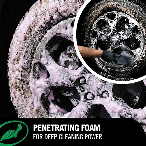 Miniatura 3 de Turtle Wax 53734 Hybrid Solutions Hyper Foam Limpiador de Ruedas y Neumáticos, Fórmula en Aerosol de Alta Resistencia para Ruedas y Neumáticos,
