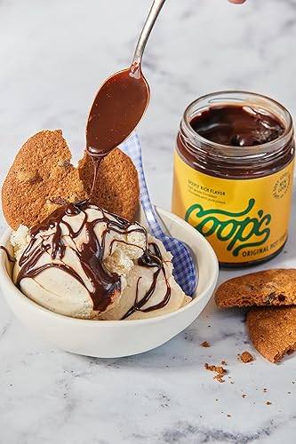 Vista 18 de Coop's Salsa de caramelo salado: rica y mantecosa, gourmet, totalmente natural, hecha a mano, sin gluten, sin OMG, galardonada, coberturas