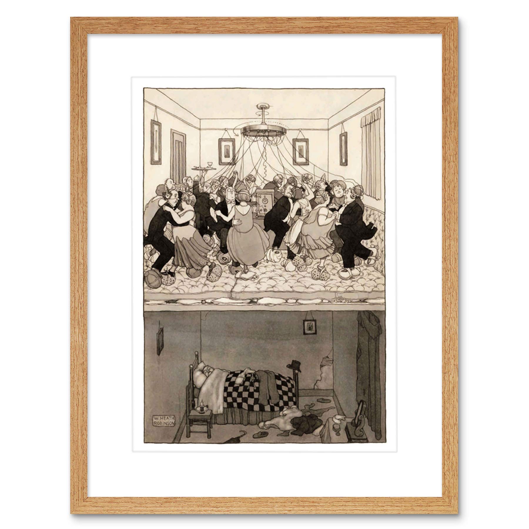 Wee Blue Coo Rosie Heath Robinson Framed Wall Art Print