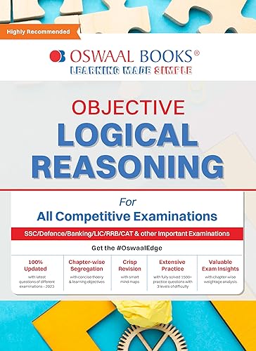 Oswaal Objective Logical Reasoning For All Competitive Examinations | SSC, Defence, Banking, LIC, RRB, CAT &amp; Other Important Exams