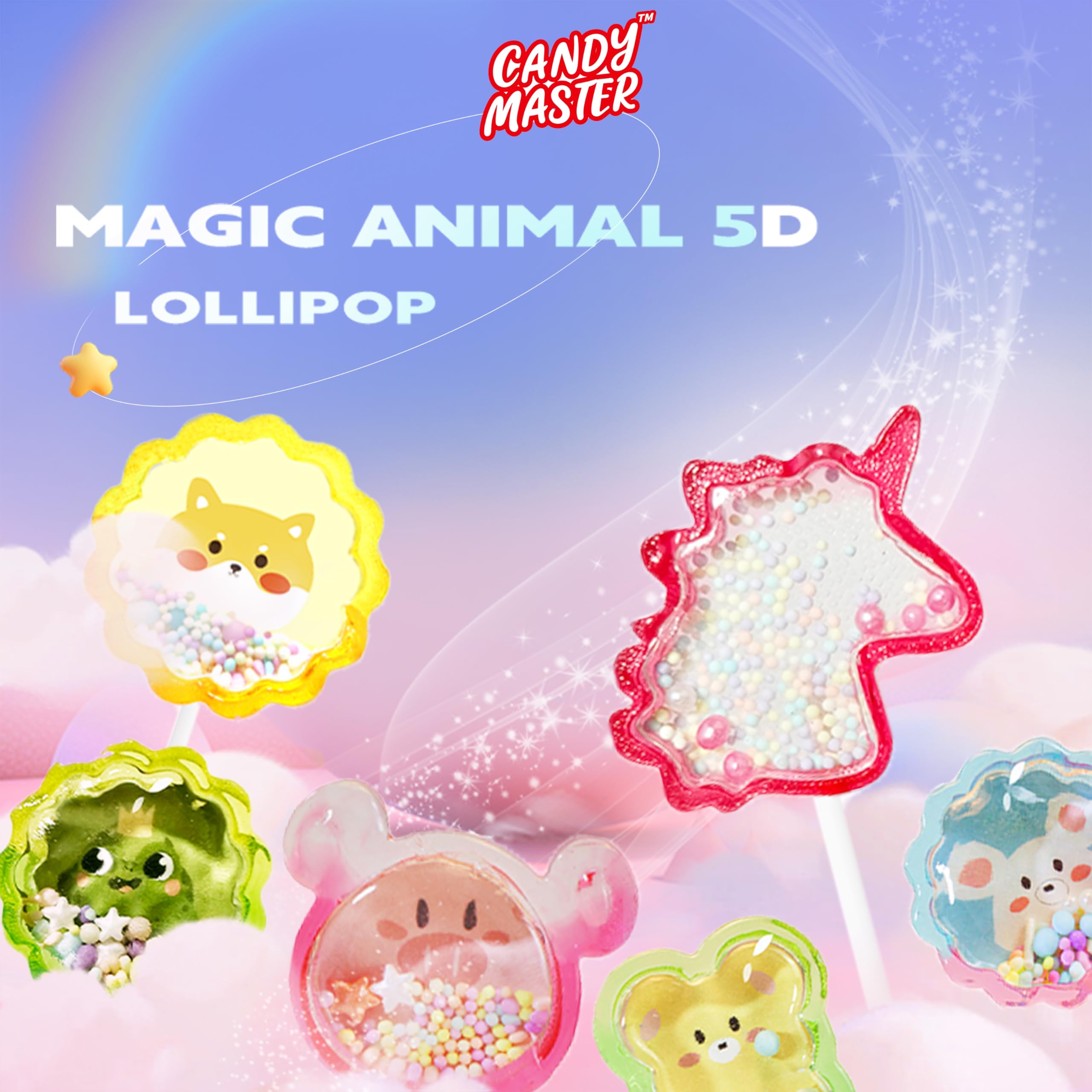 Amazon.com : Candy Master 5D Lollipop- Individually Wrapped