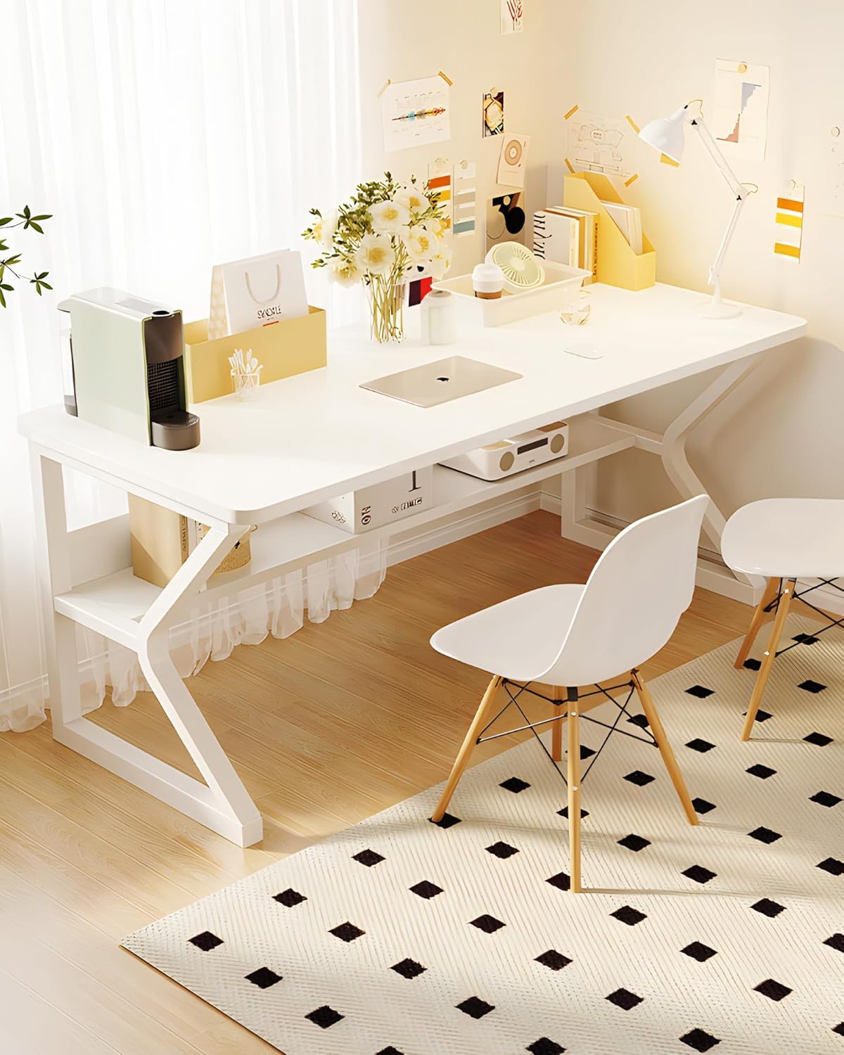 IKEA LOMMARP ロマルプ デスク ライトベージュ 90×54cm Amazon.co.jp