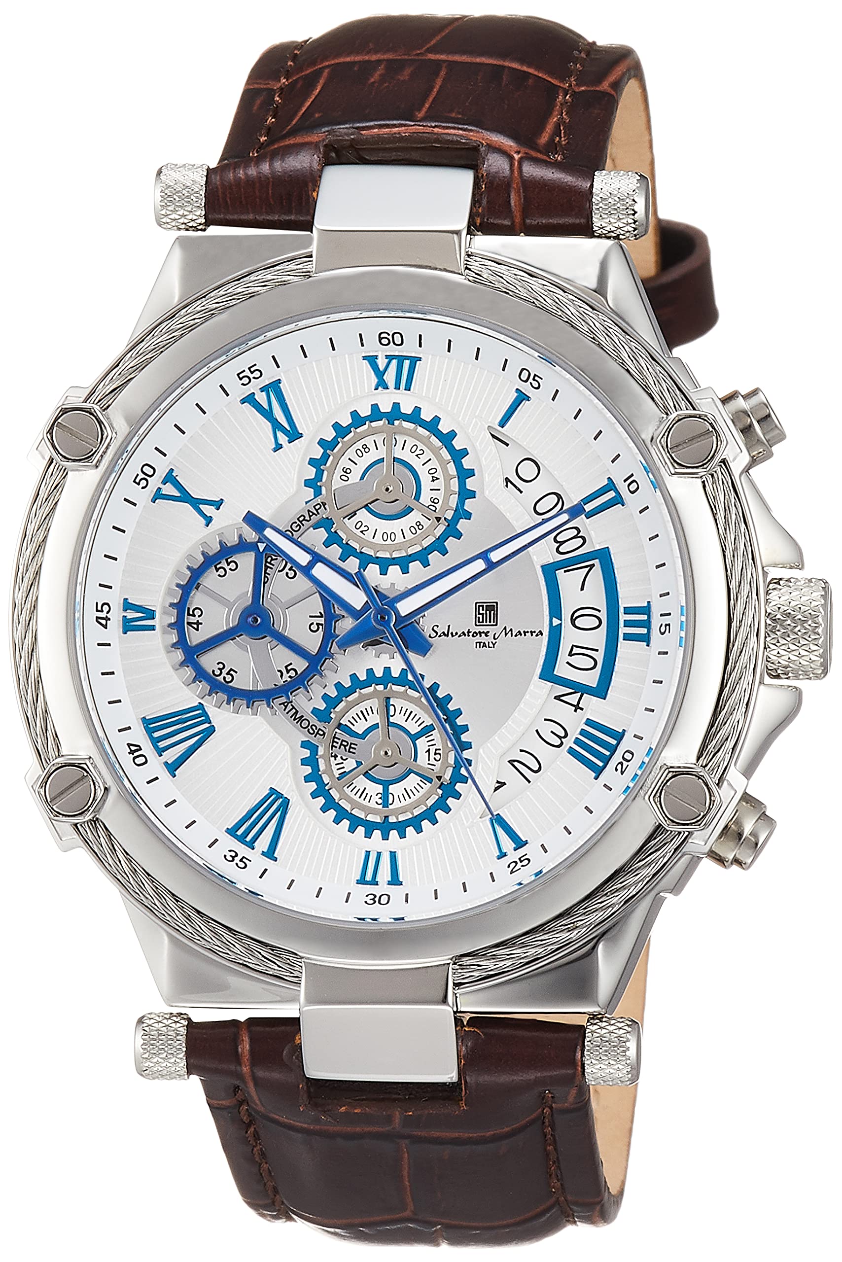 Amazon.co.jp: [サルバトーレマーラ] 腕時計 クロノグラフ ローマ