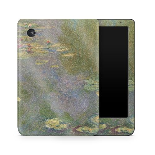 Glossy Glitter E-Reader Skin Compatible with Kobo Clara Colour (2024) - Water Lilies - Premium 3M Vinyl Protective Wrap Decal Cover - Easy to Apply | Crafted in The USA by MightySkins
