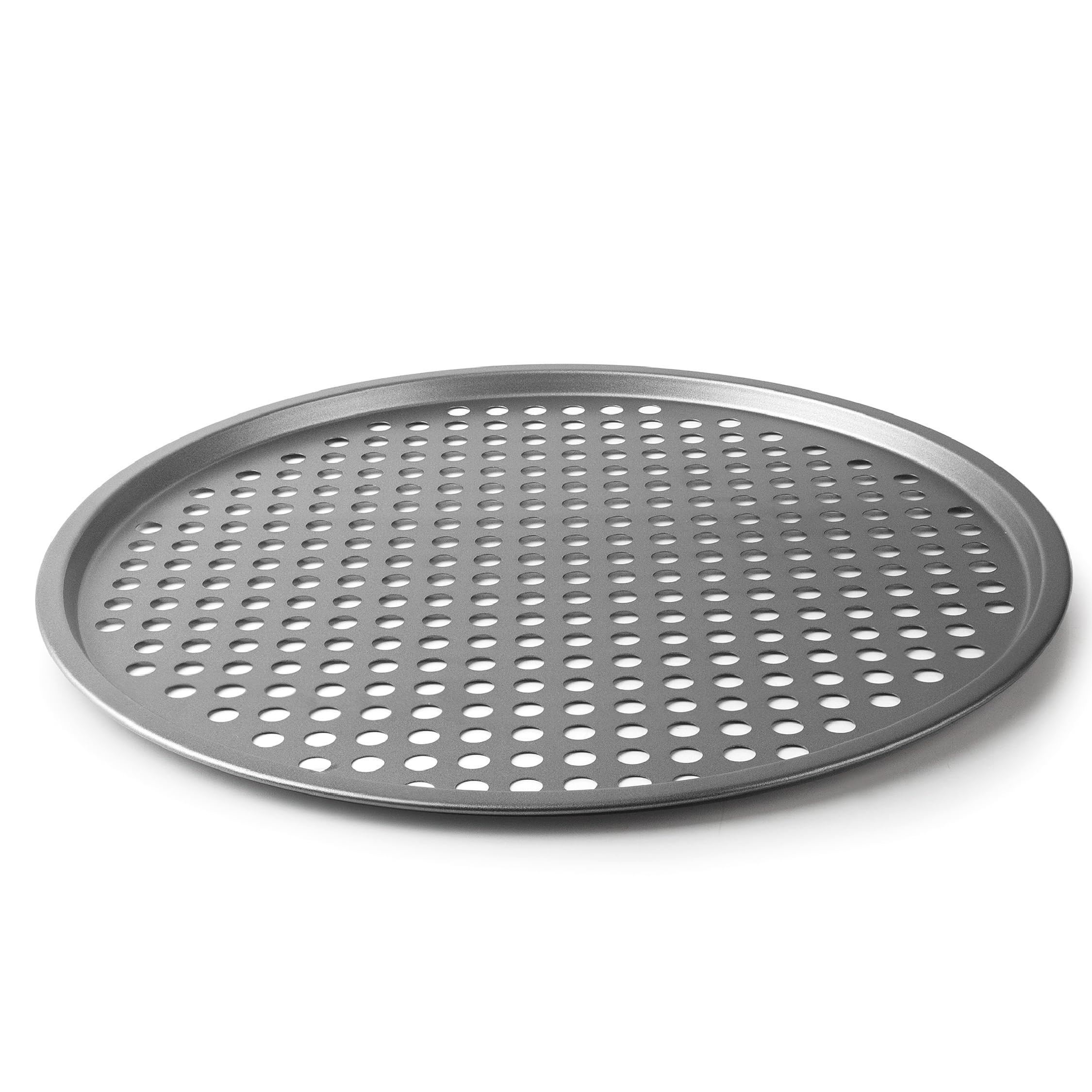 Lacor 68471 - Moule à pizza, plateau perforé à pizza, moisissure | Ustensile professionnel durable; conçu pour un rendement optimal y nettoyage rapide et facile au lave-vaisselle