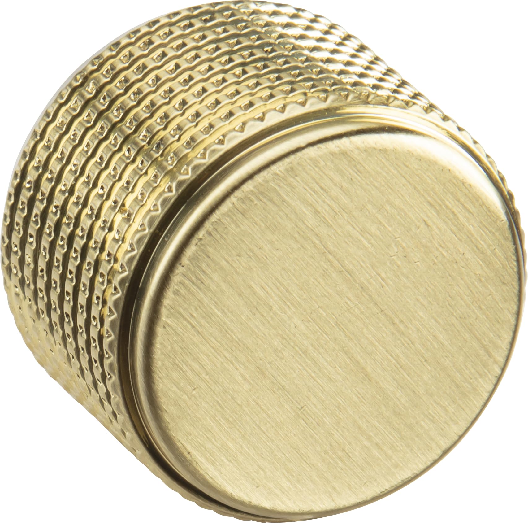 Knightsbridge Decorative Solid Metal Dimmer Cap - Brushed Brass