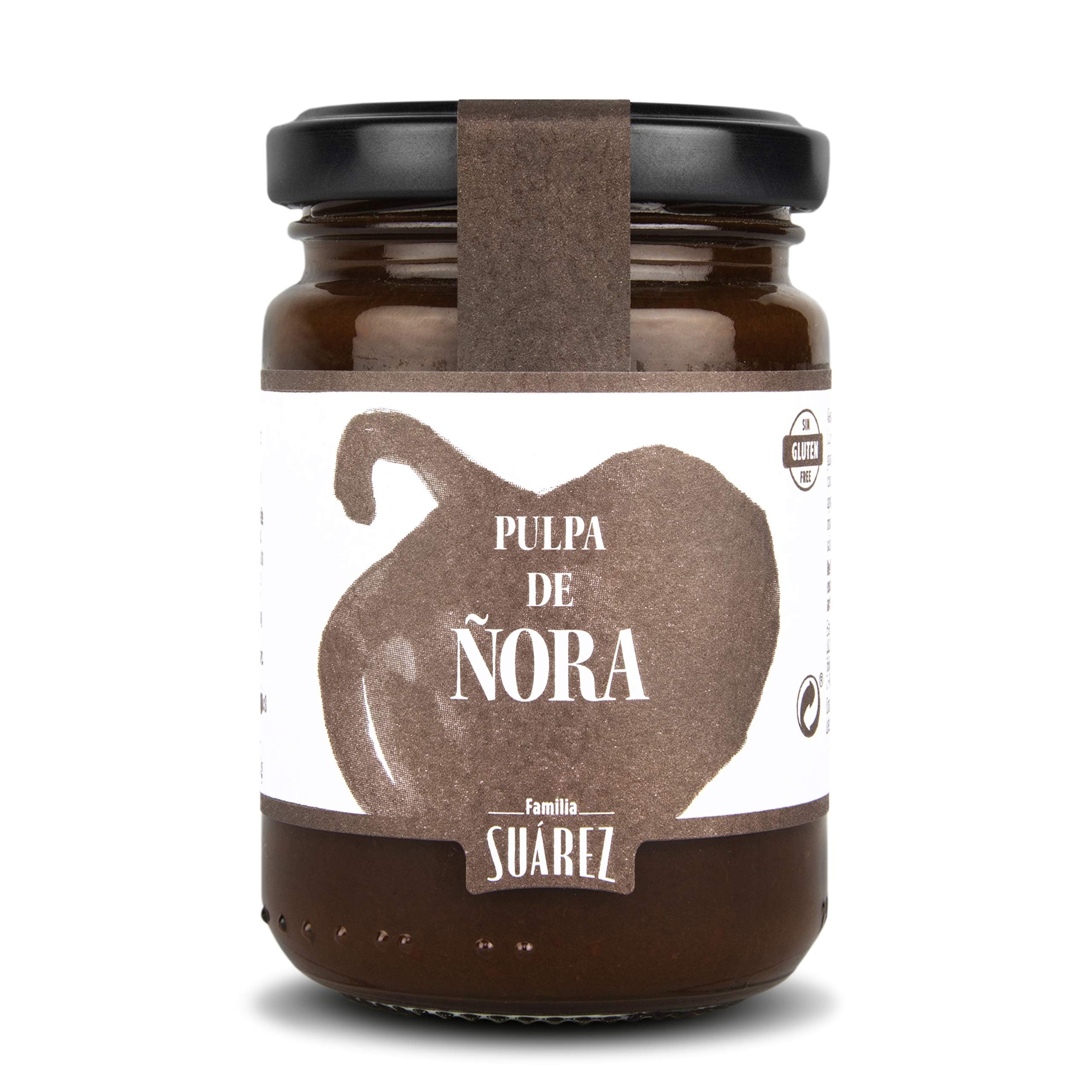 Pulpa de ñoras Familia Suarez 135g pack 2 unidades tarro cristal 270grs