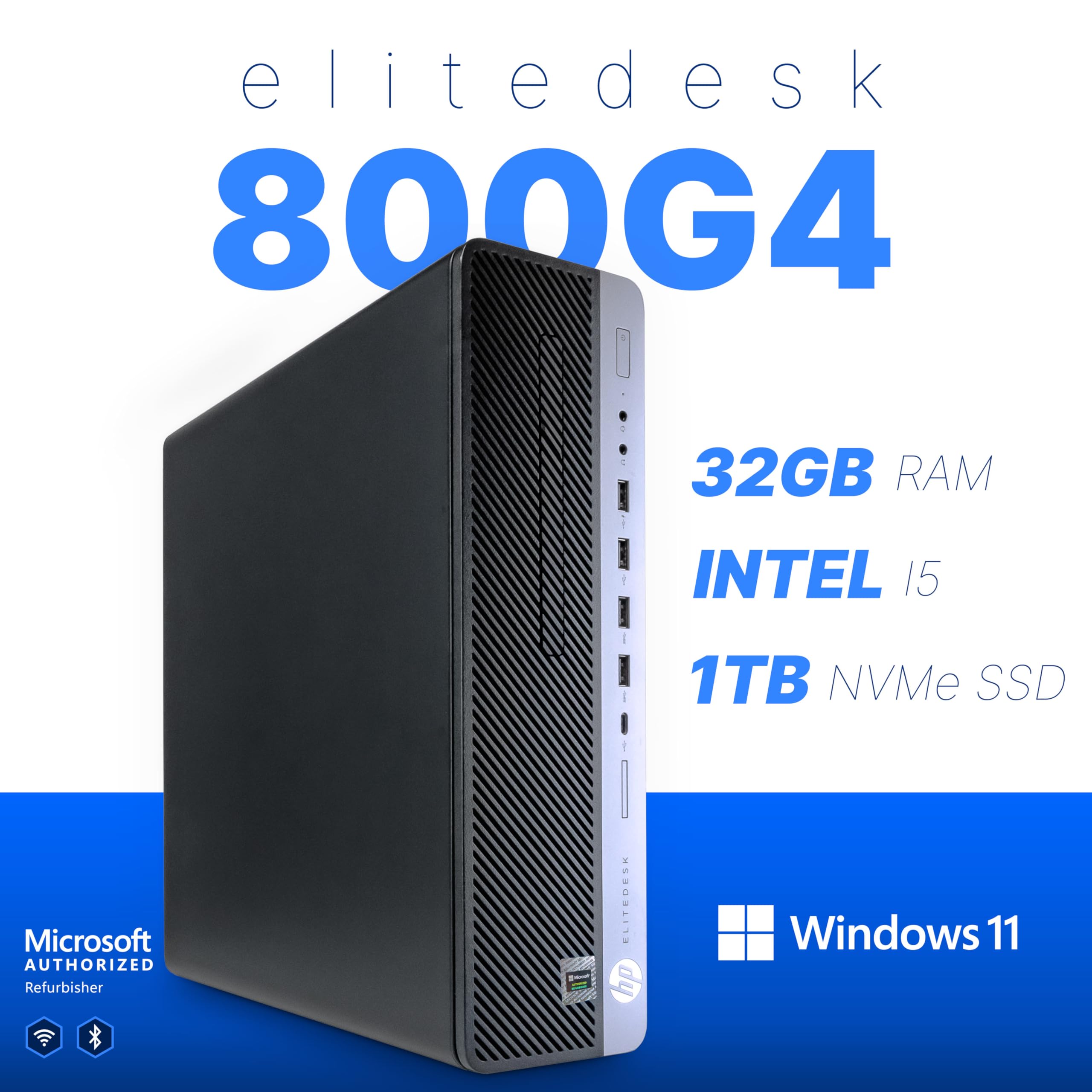 Windowsデスクトップ HP EliteDesk800G4 i5 8500 M.2SSD 1TB/HDD Amazon.com: HP EliteDesk 800 G4 Tower Desktop Computer PC